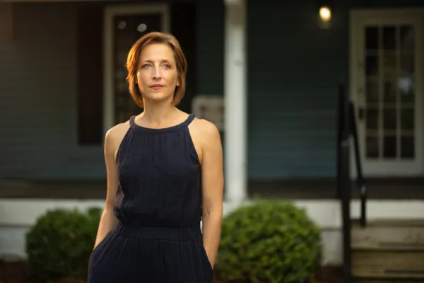 On-location portrait of a woman in Canton, GA